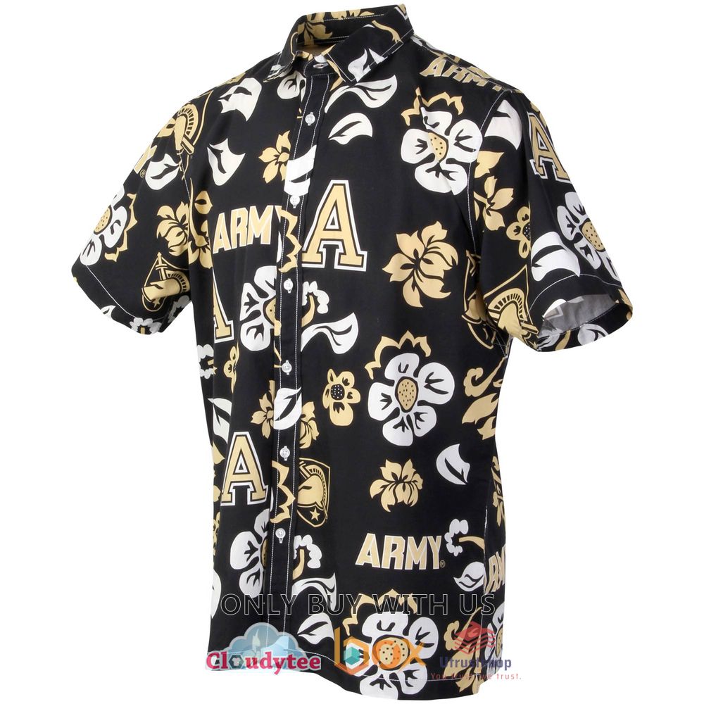 army black knights wes and willy floral hawaiian shirt 2 93473