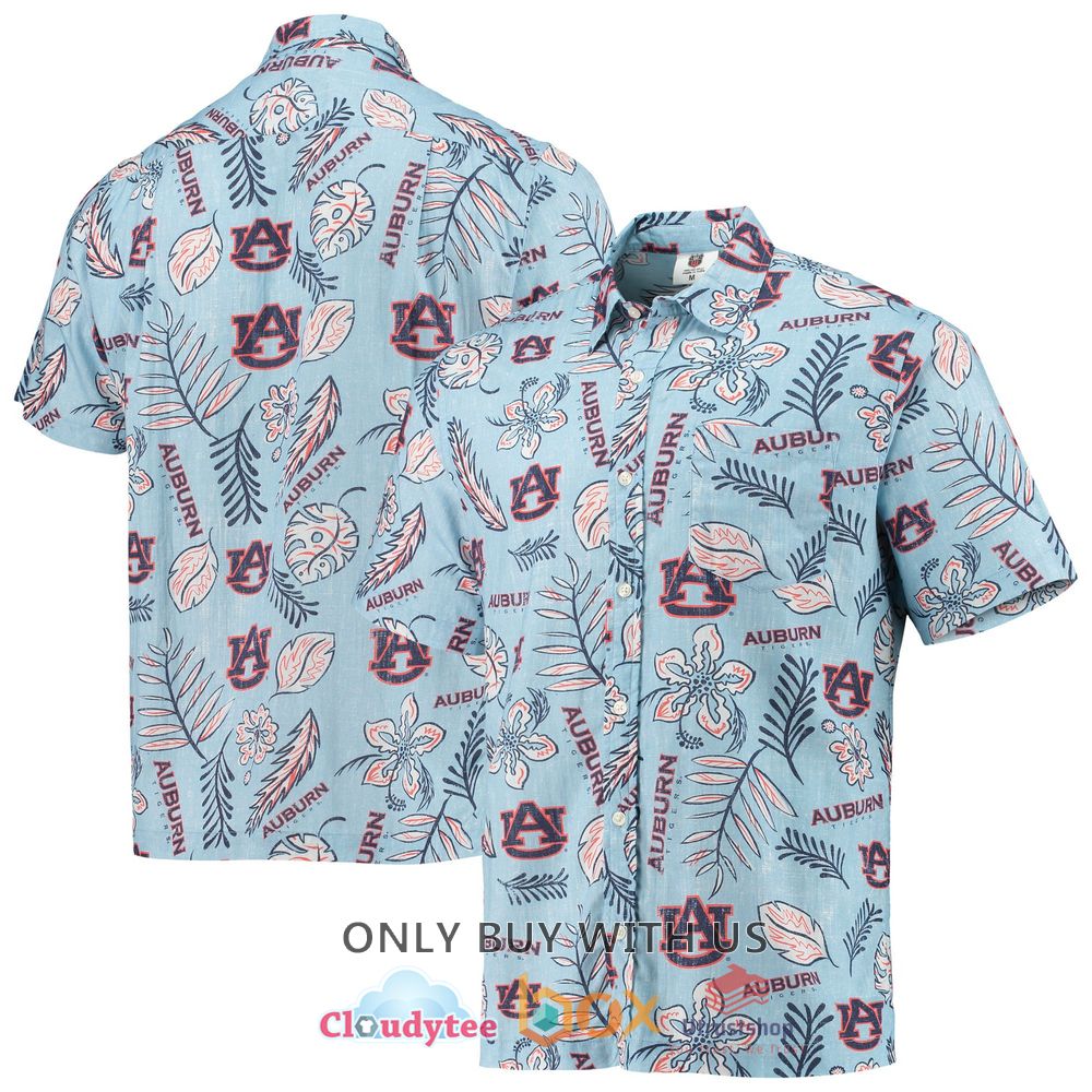 auburn tigers wes and willy vintage floral hawaiian shirt 1 47789