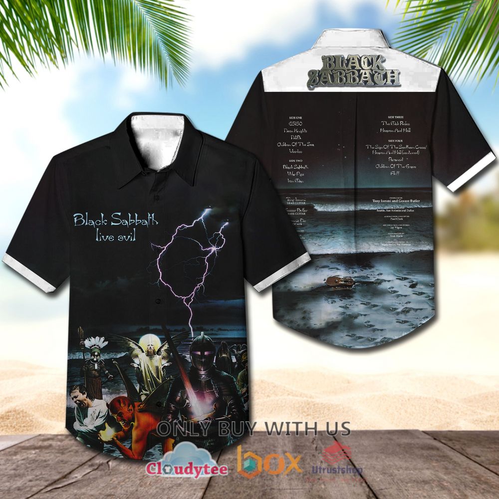 black sabbath live evil albums hawaiian shirt 1 99657