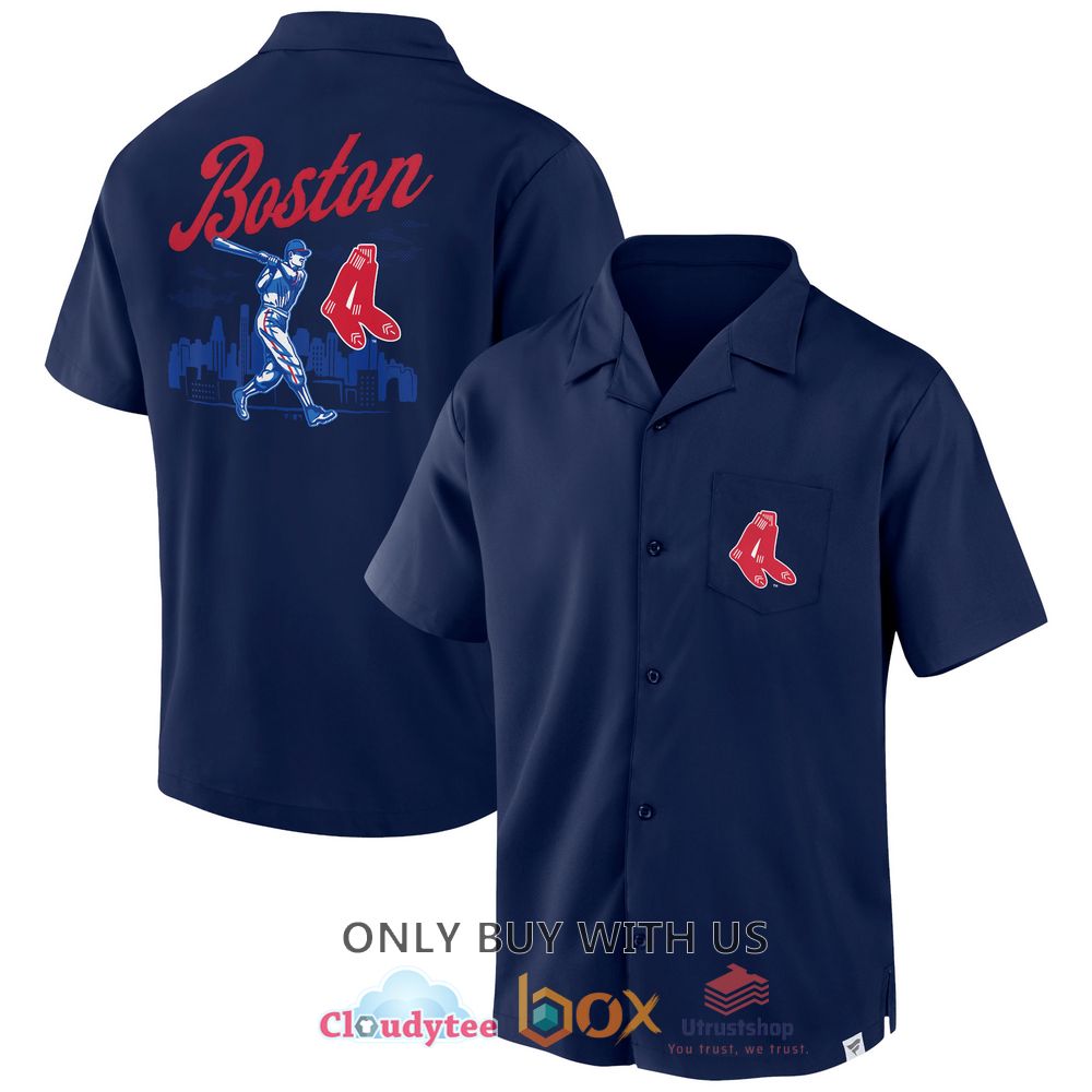 boston red sox fanatics branded proven winner hawaiian shirt 1 9614