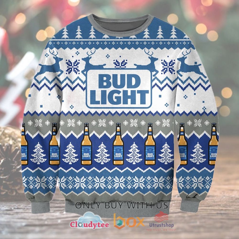 bud light beer sweatshirt sweater 1 25223