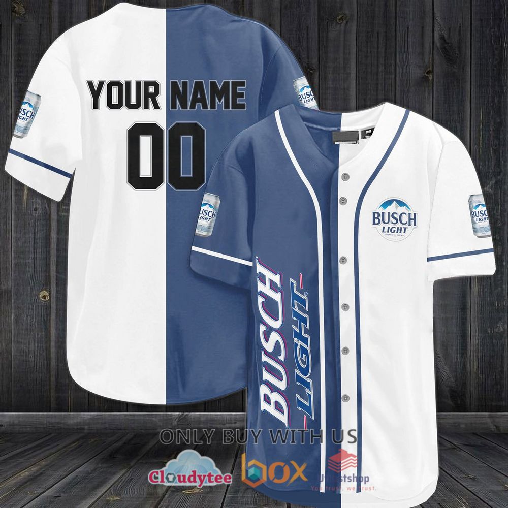 busch light personalized baseball jersey shirt 1 2024