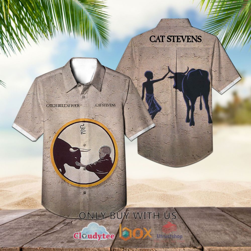 cat stevens catch bull at four albums hawaiian shirt 1 87312