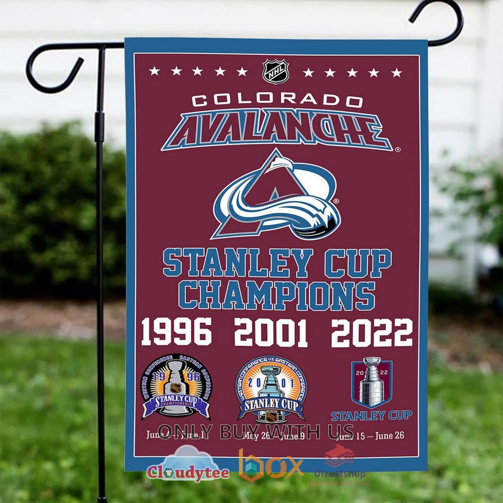 colorado avalanche stanley cup champions flag 1 86771