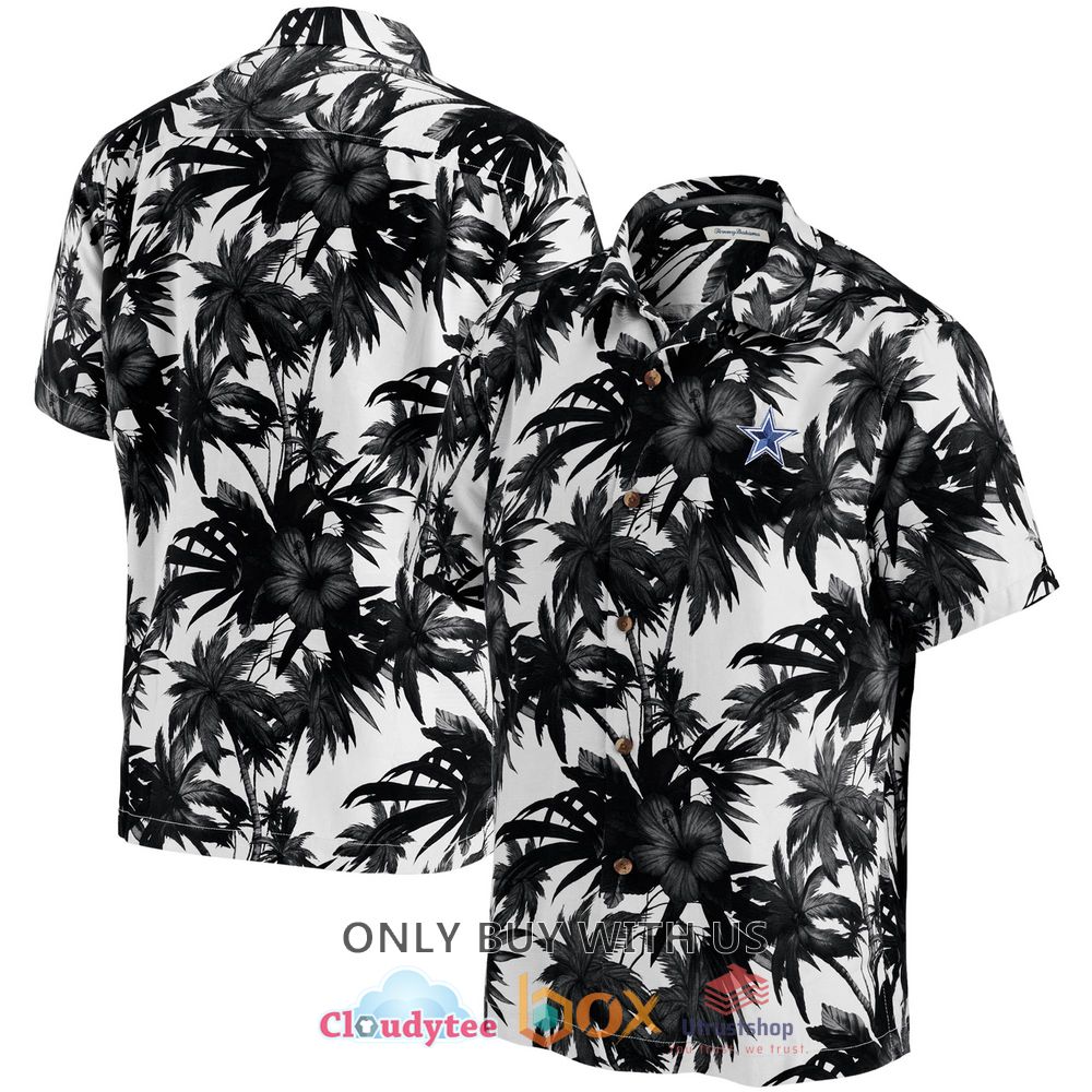 dallas cowboys tommy bahama harbor island hibiscus hawaiian shirt 1 12289