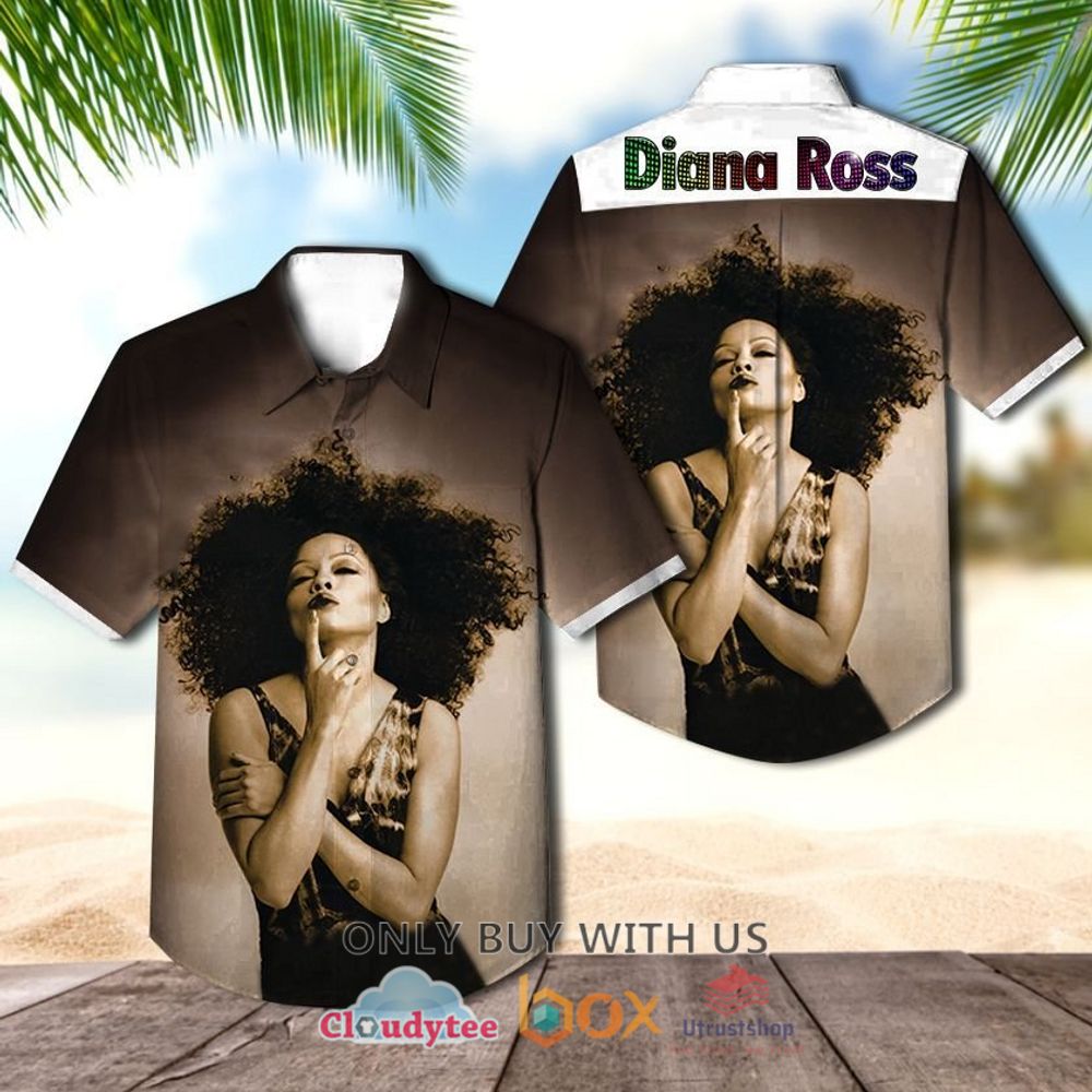 diana ross diamond albums hawaiian shirt 1 78164