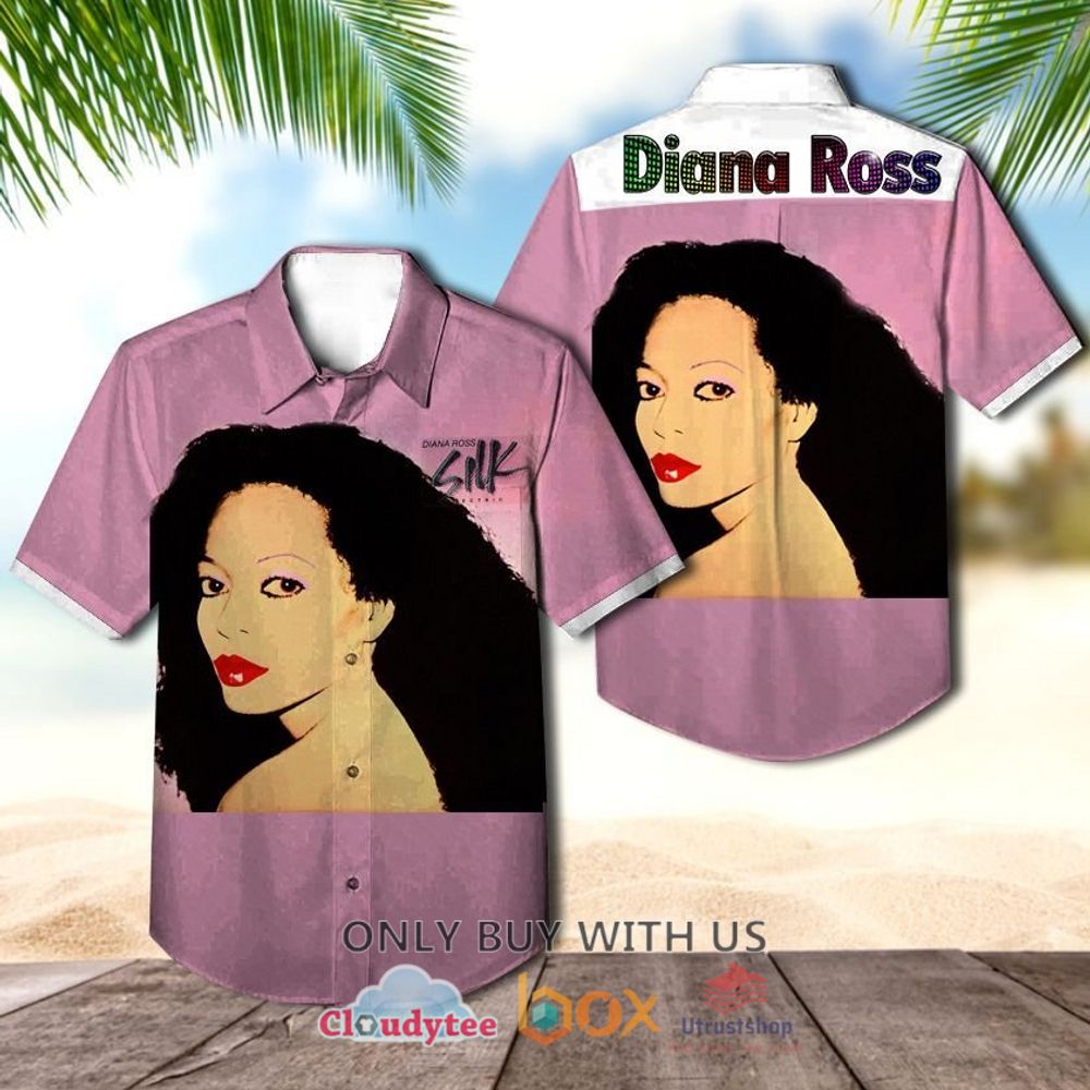 diana ross silk electric albums hawaiian shirt 1 43870