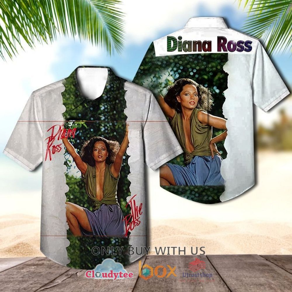 diana ross the boss albums hawaiian shirt 1 17985