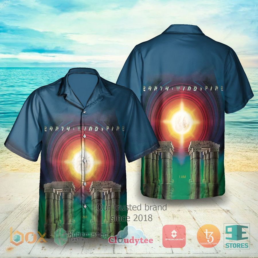 earth wind and fire greatest hits album hawaiian shirt 1 58077