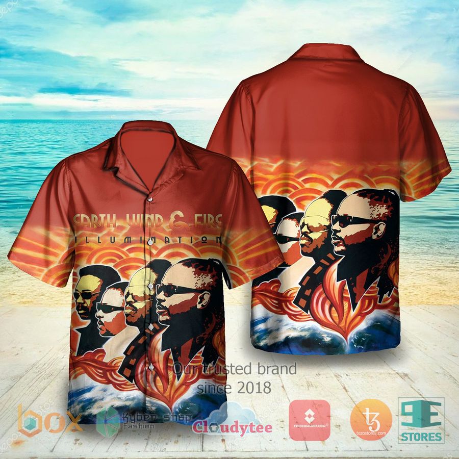 earth wind and fire illumination album hawaiian shirt 1 8068