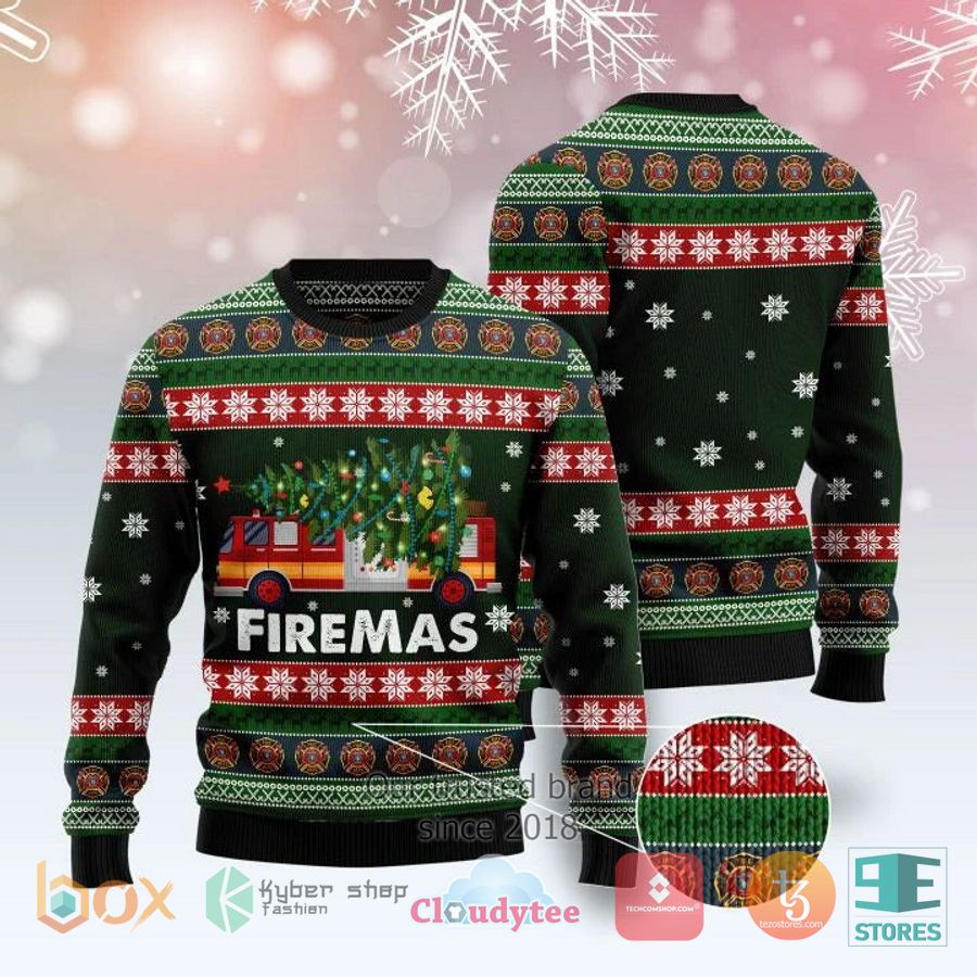 firefighter firemas christmas sweater 1 72904