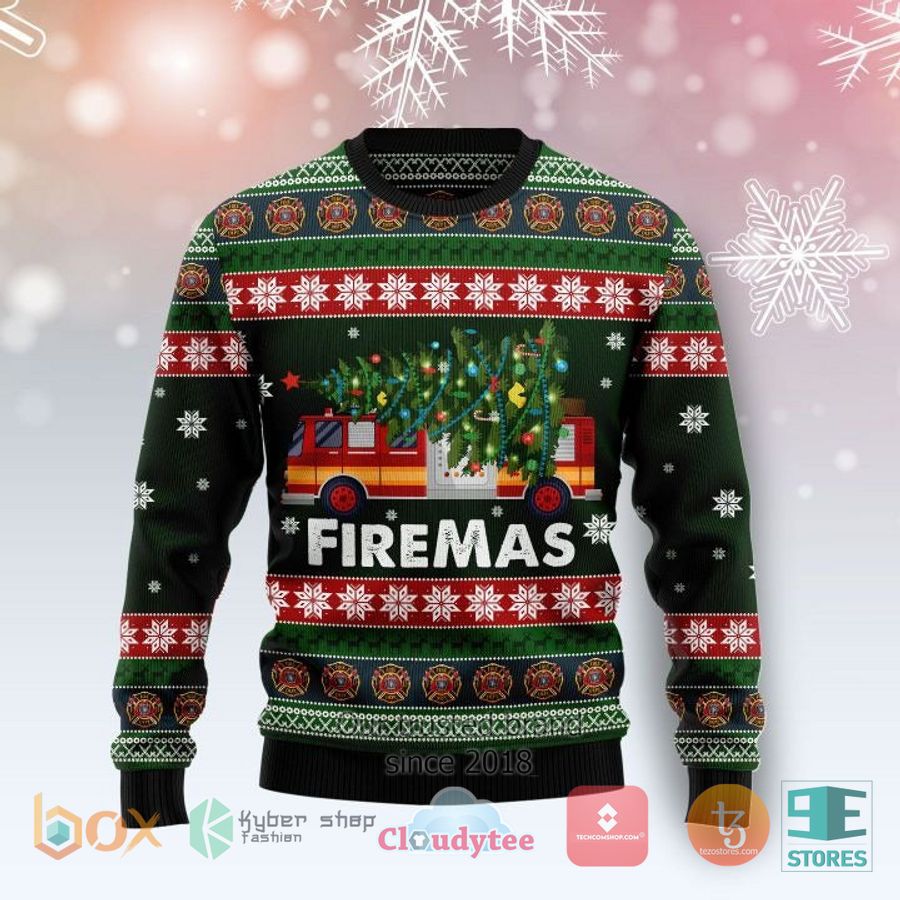 firefighter firemas christmas sweater 2 62856