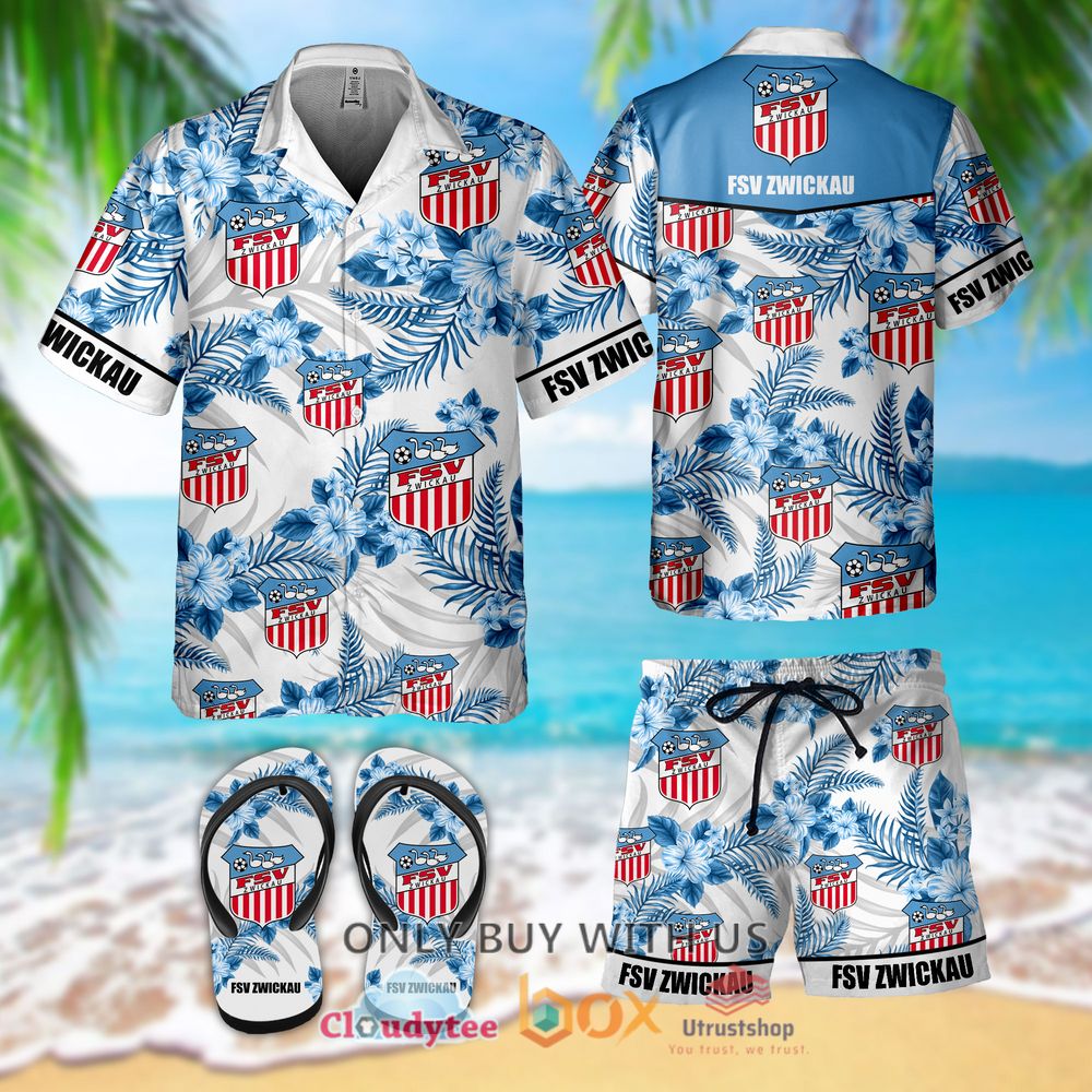 fsv zwickau hawaiian shirt short flip flops 1 79155