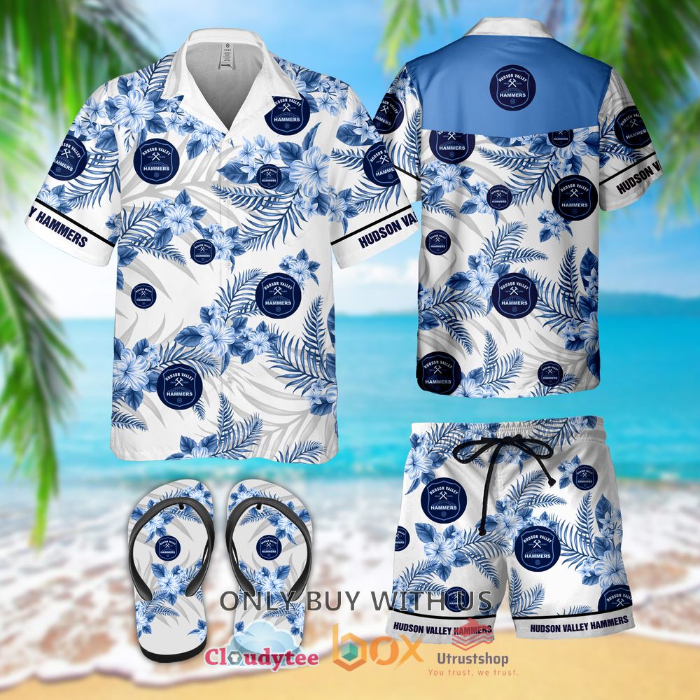 hudson valley hammers hawaiian shirt short flip flops 1 40561