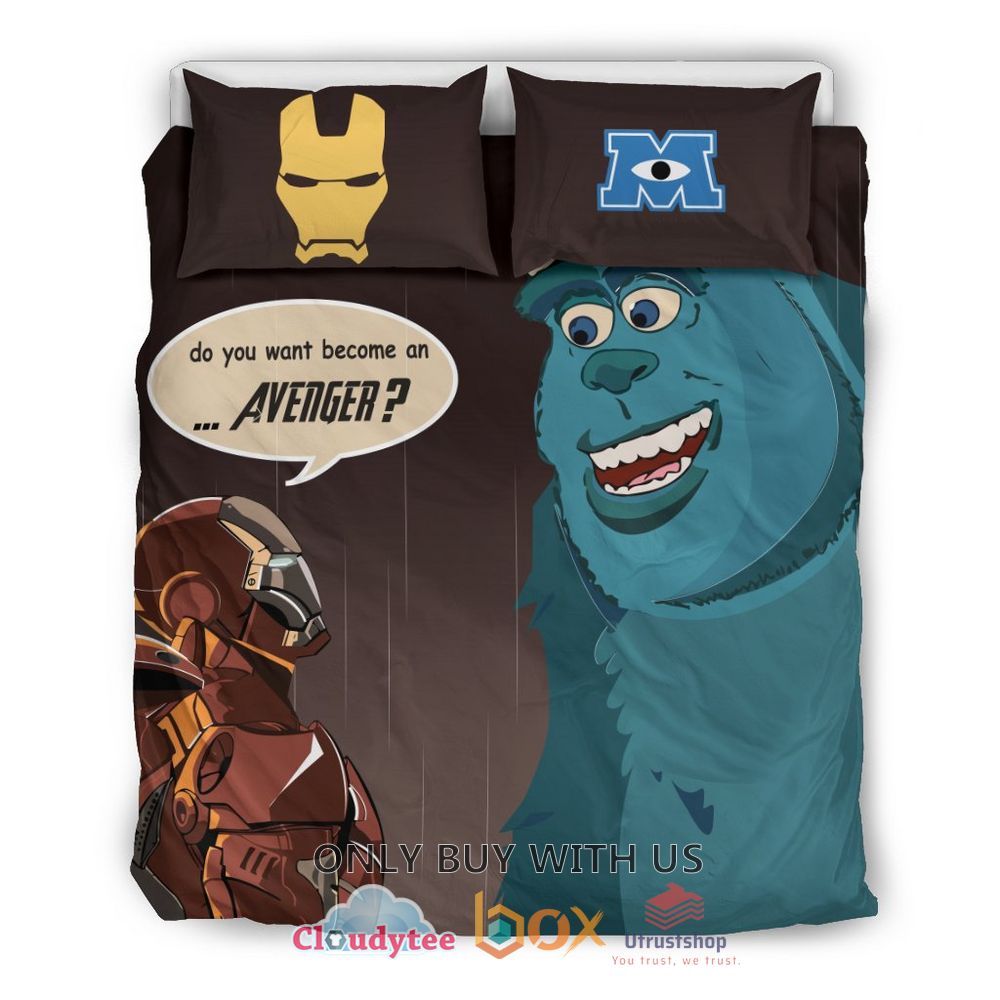 iron man and sulley bedding set 1 94861