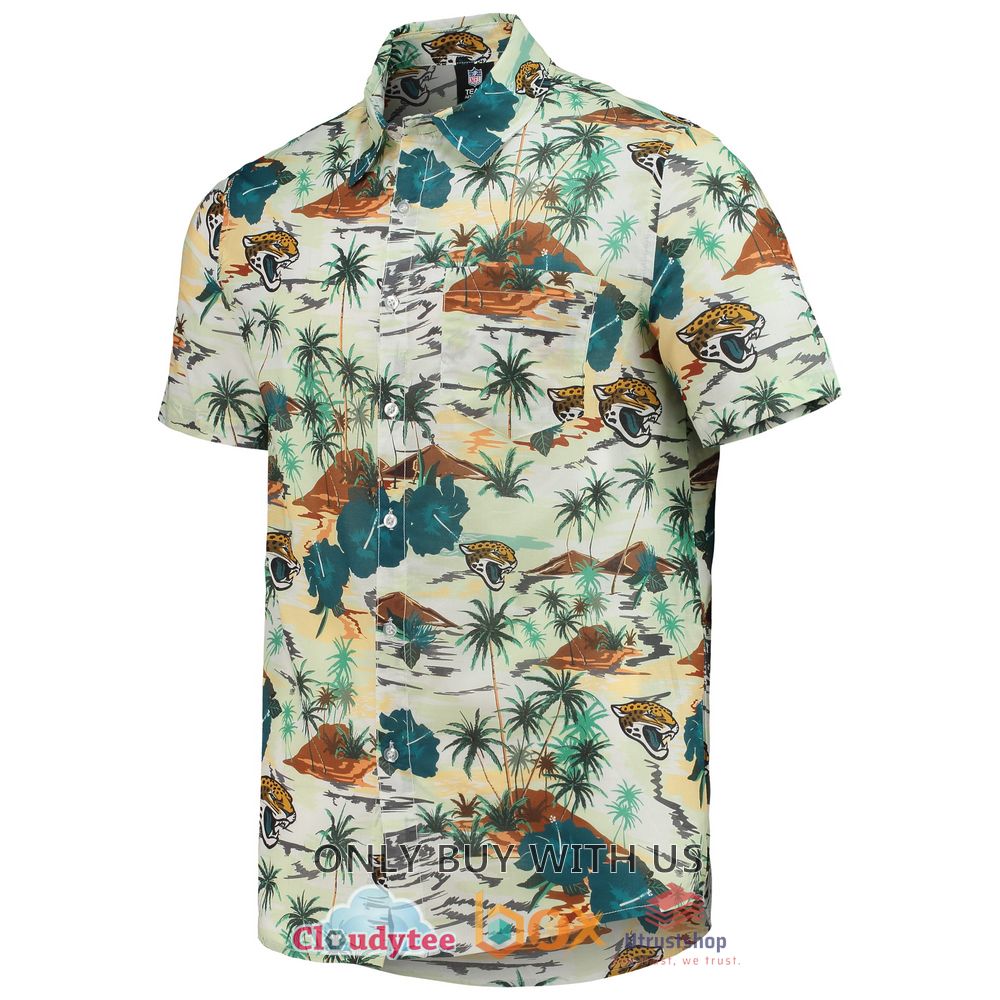 jacksonville jaguars paradise floral hawaiian shirt 2 43805
