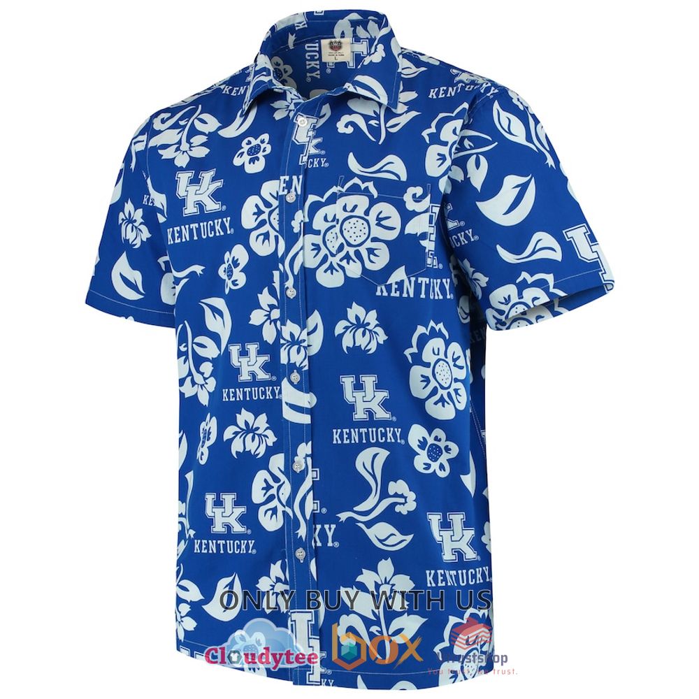 kentucky wildcats wes and willy floral hawaiian shirt 2 52839