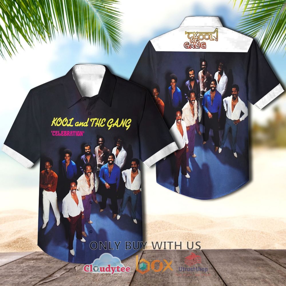 kool and the gang celebration casual hawaiian shirt 1 84628