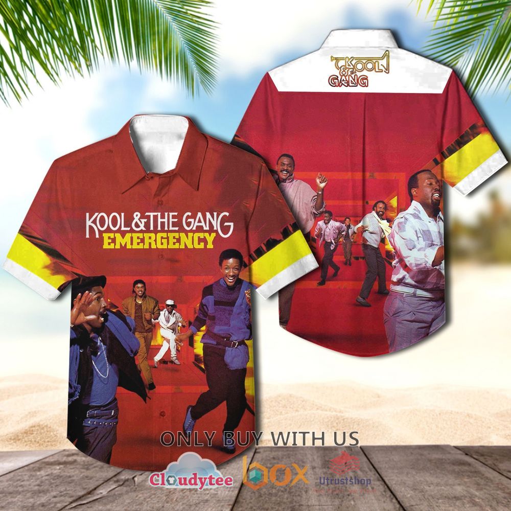 kool and the gang emergency 1984 casual hawaiian shirt 1 29539