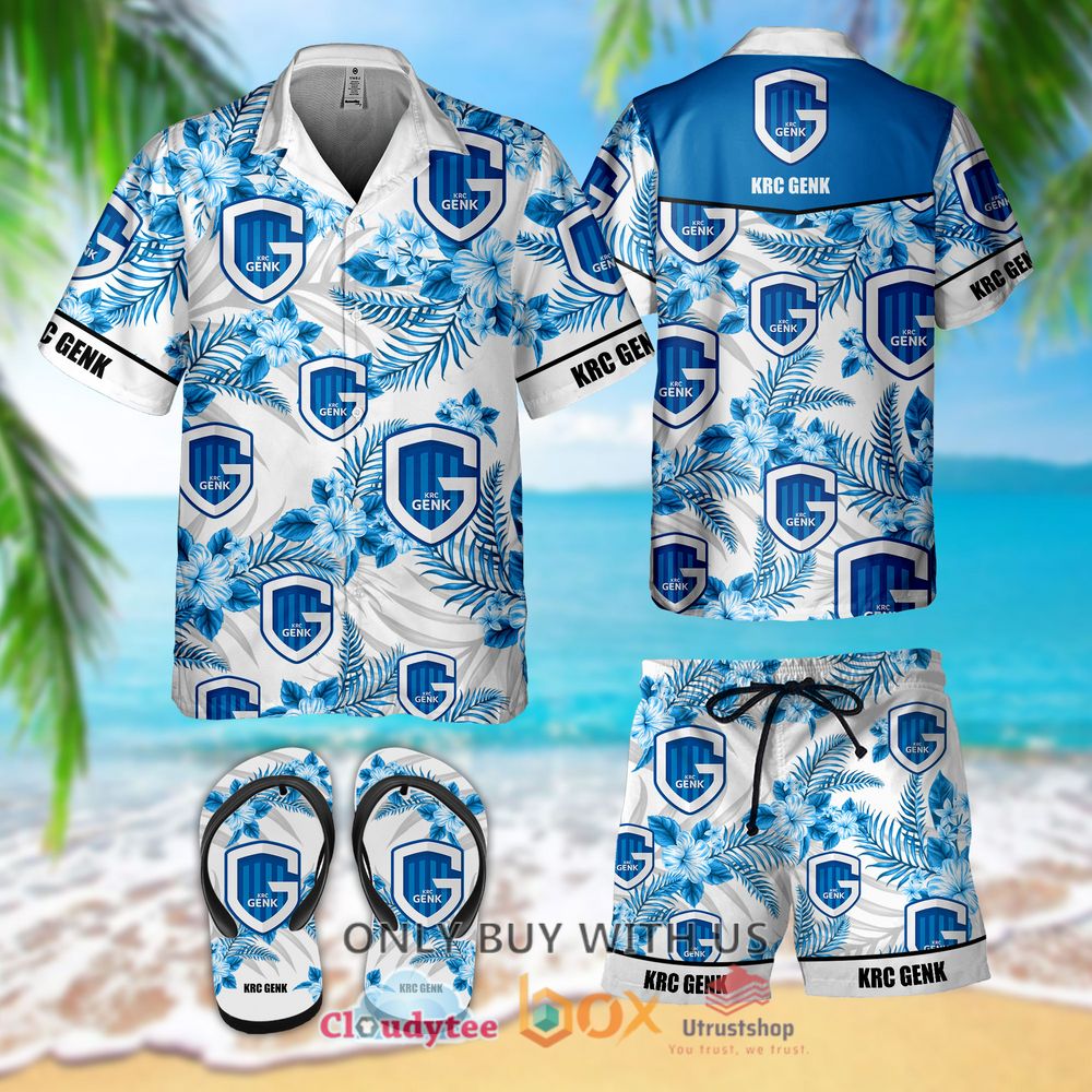 krc genk hawaiian shirt short flip flops 1 29777