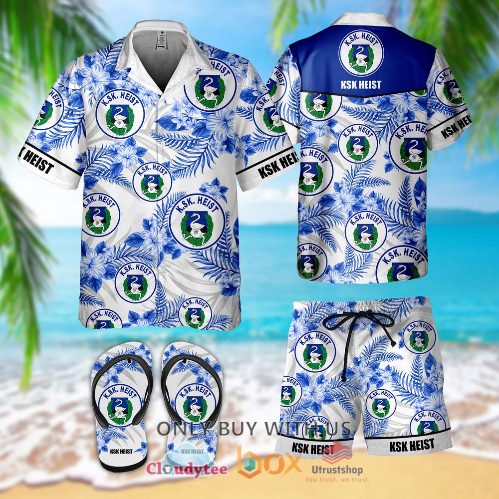 ksk heist hawaiian shirt short flip flops 1 7364
