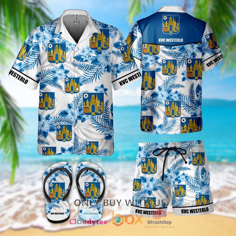 kvc westerlo hawaiian shirt short flip flops 1 48160