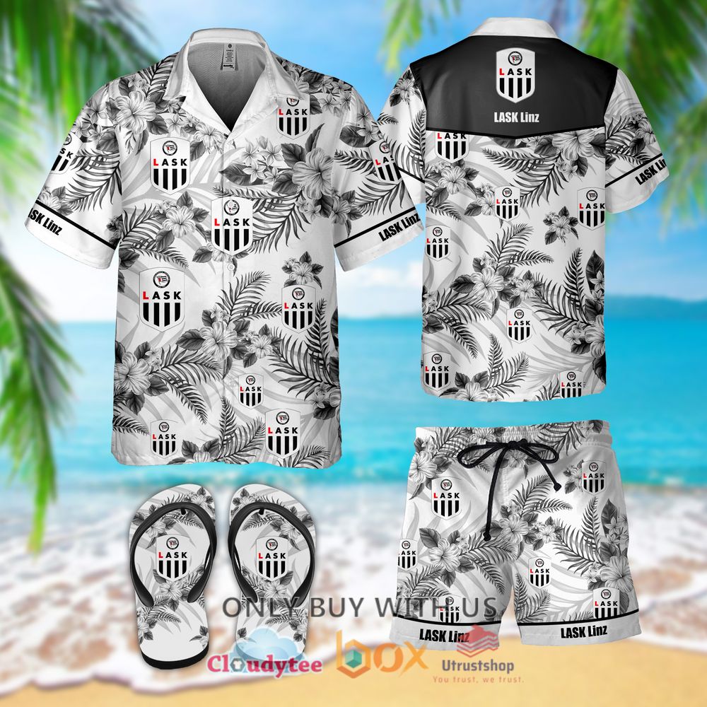 lask linz hawaiian shirt short flip flops 1 33409