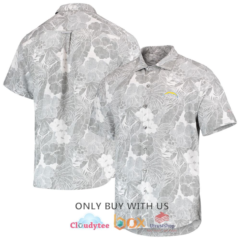 los angeles chargers tommy bahama hibiscus hawaiian shirt 1 28679