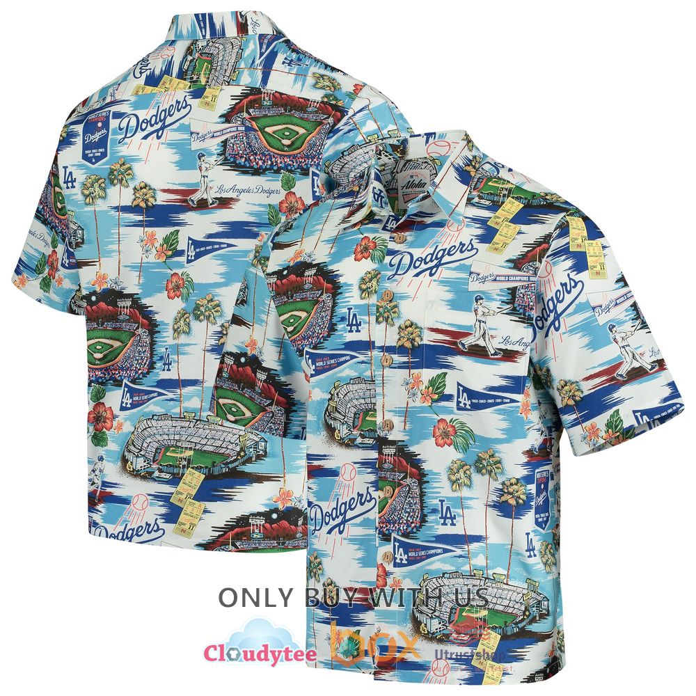 los angeles dodgers reyn spooner scenic hawaiian shirt 1 73757