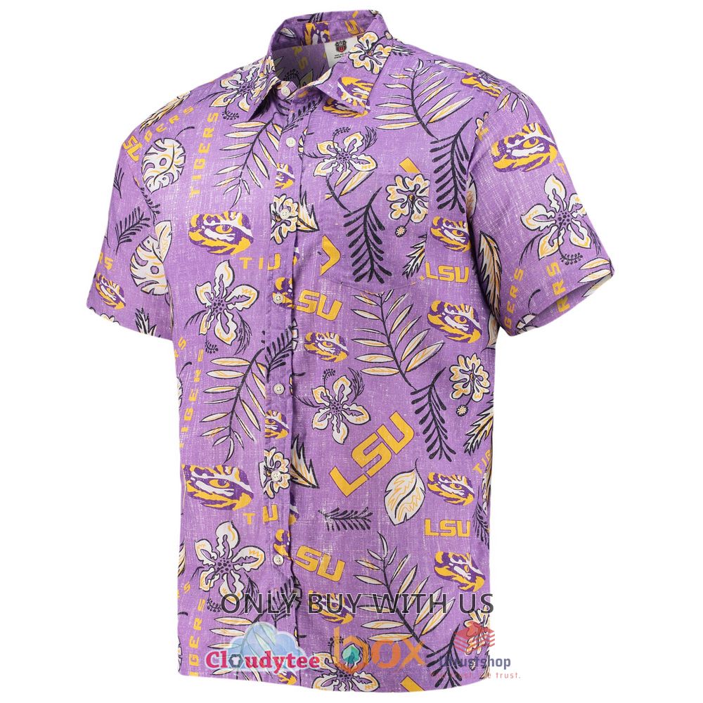 lsu tigers wes and willy vintage floral hawaiian shirt 2 84675