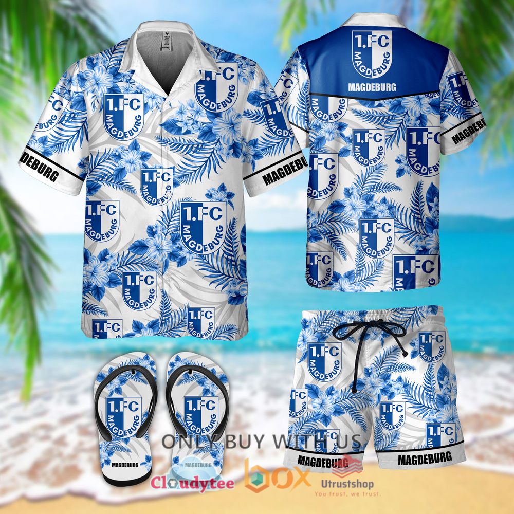magdeburg hawaiian shirt short flip flops 1 61400