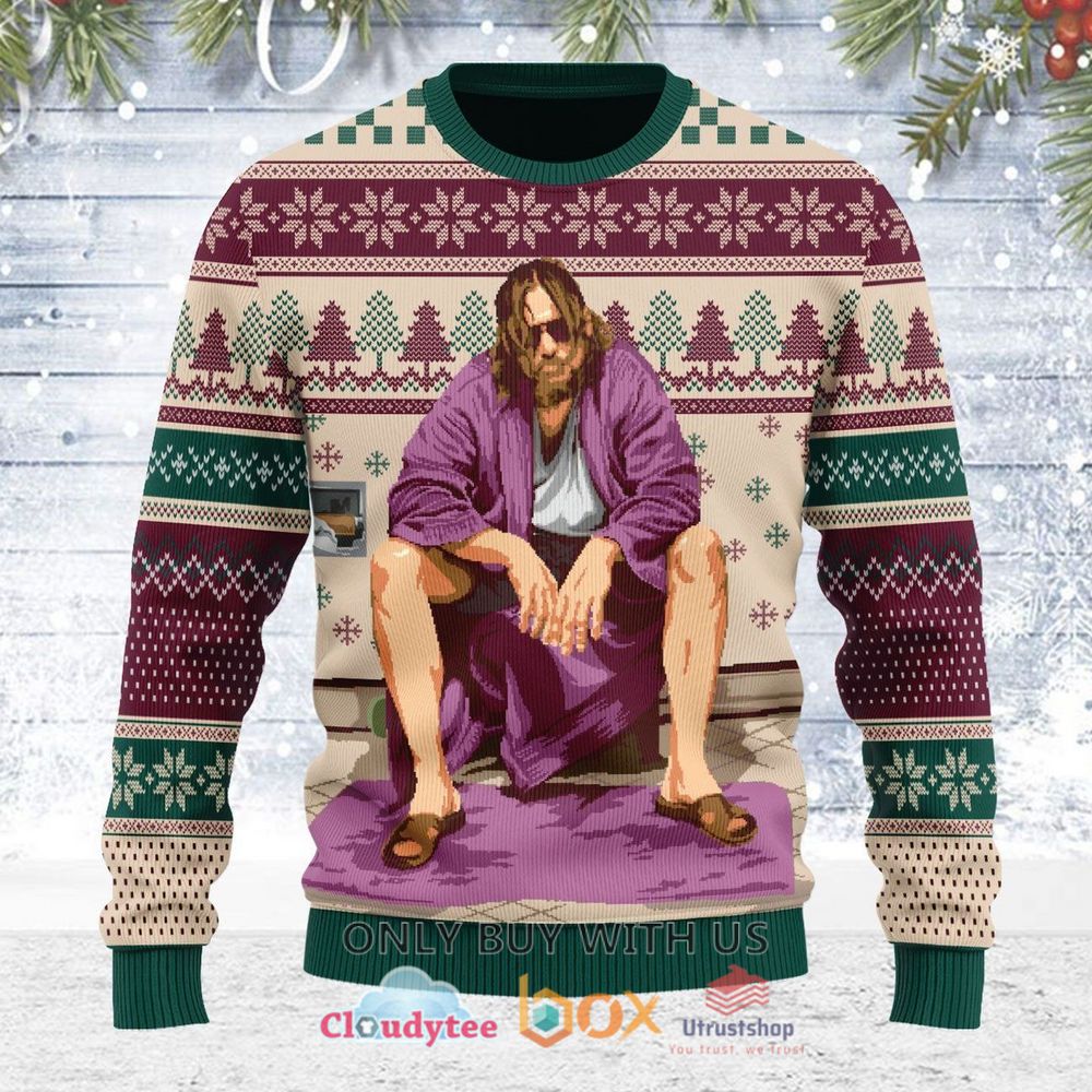 merry christmas the dude sweatshirt sweater 1 49581
