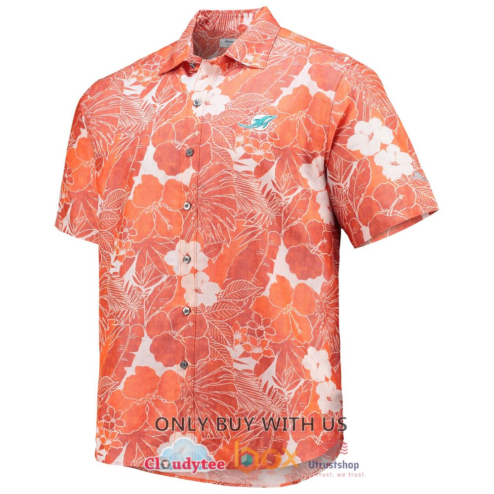 miami dolphins tommy bahama hibiscus hawaiian shirt 2 36863