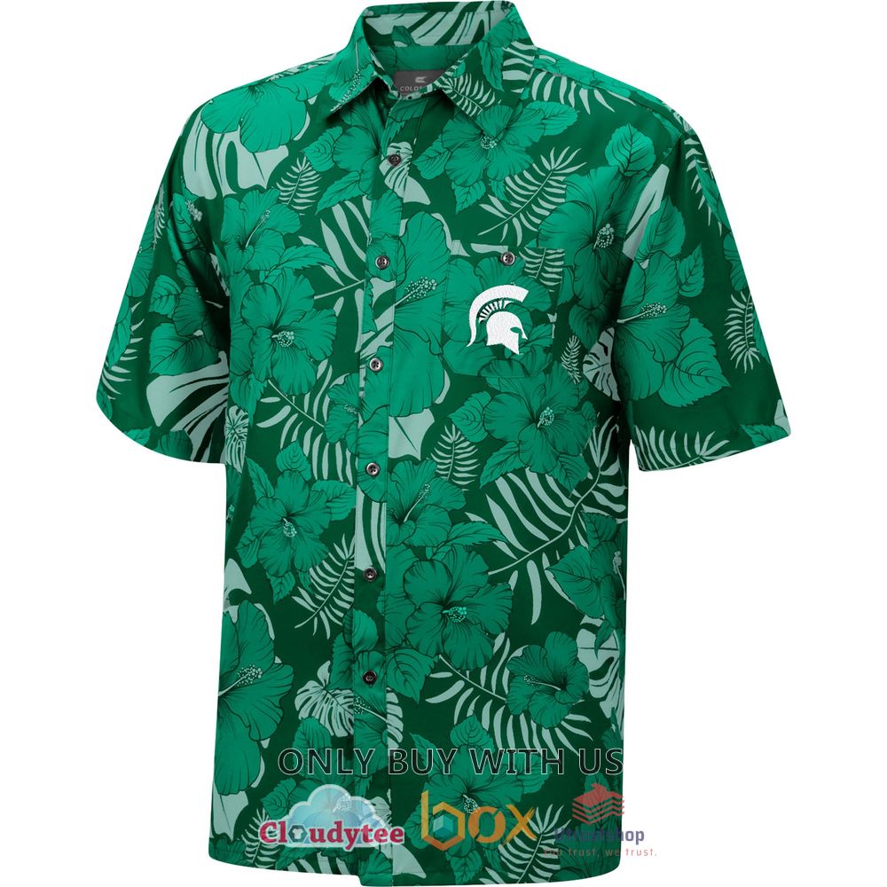 michigan state spartans colosseum the dude hawaiian shirt 2 46342