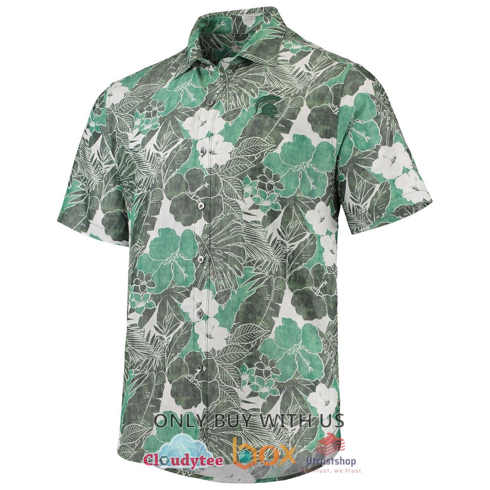 michigan state spartans tommy bahama hibiscus hawaiian shirt 2 74474