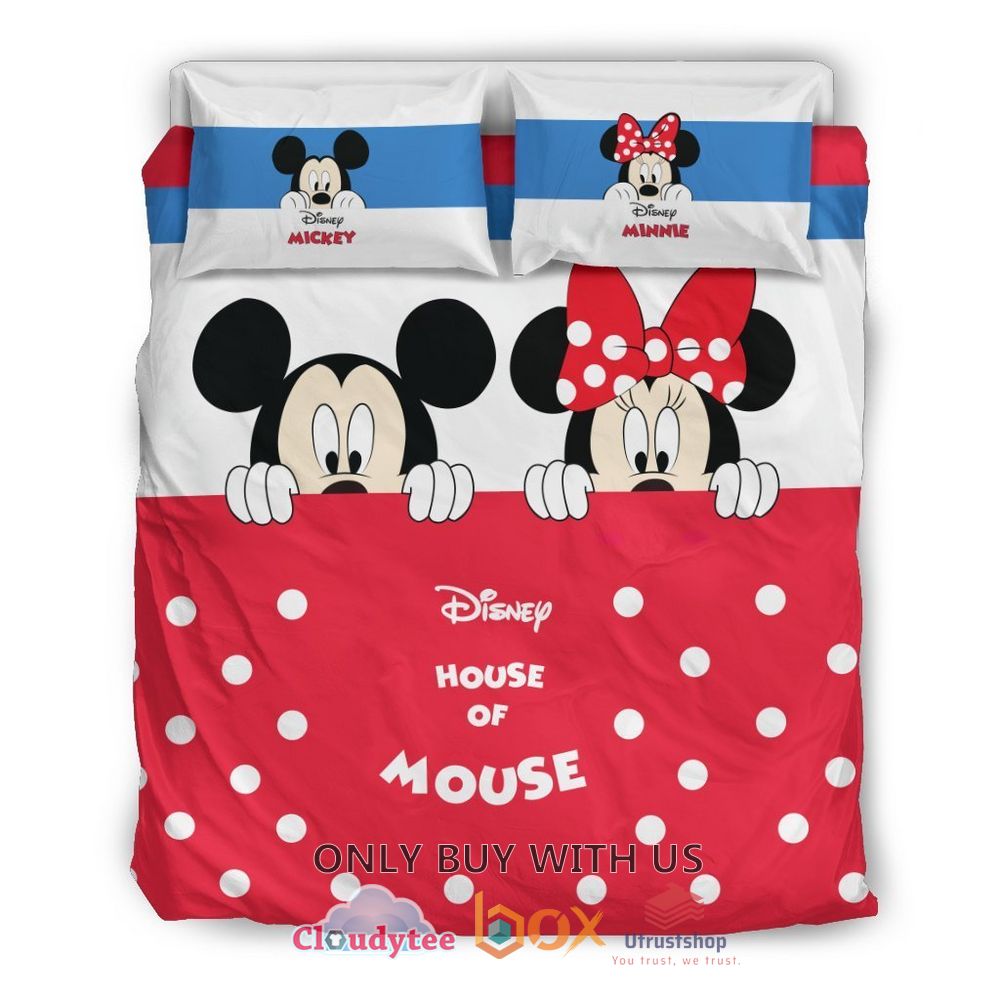 mickey and minnie house of mouse bedding set 1 43615