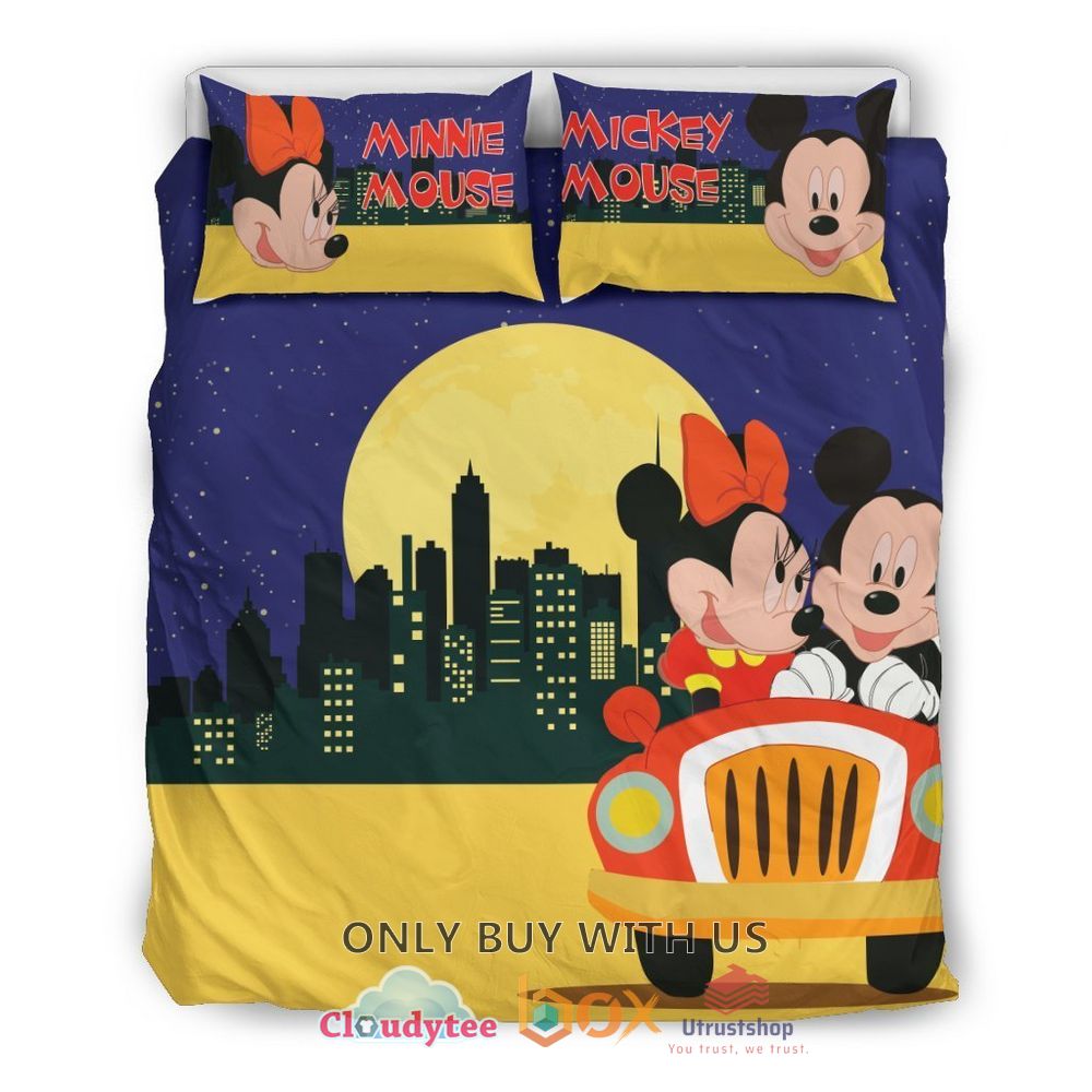 mickey mouse and minnie mouse car bedding set 1 94500