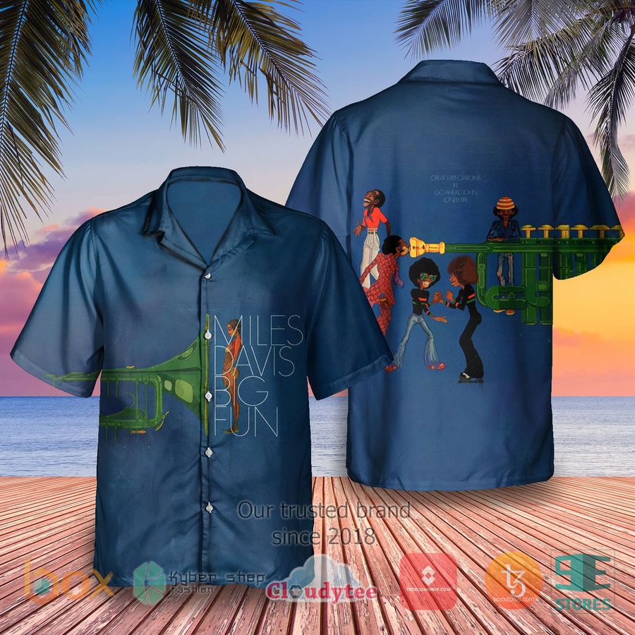 miles davis big fun album hawaiian shirt 1 40807
