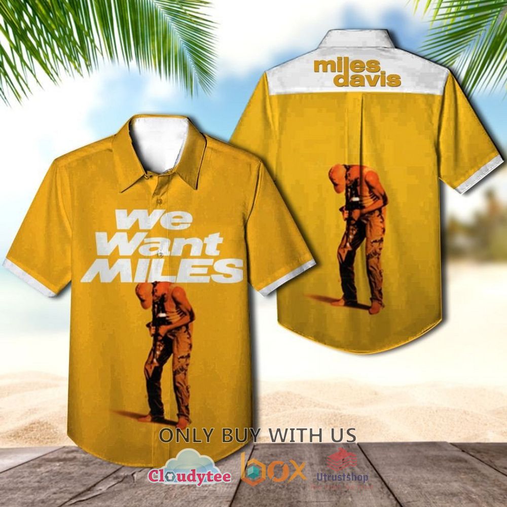 miles davis we want miles 1982 casual hawaiian shirt 1 59167