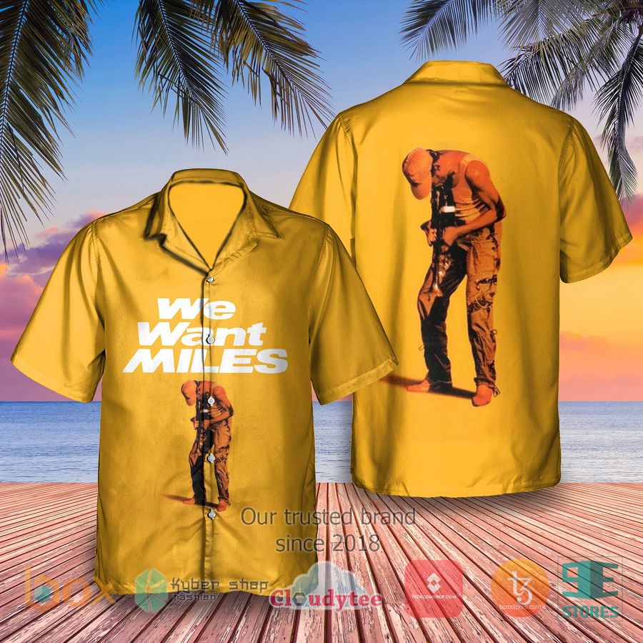 miles davis we want miles album hawaiian shirt 1 40267
