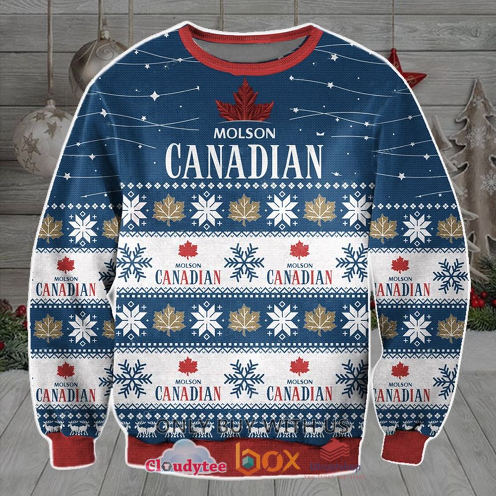 molson canadian beer sweatshirt sweater 1 91171
