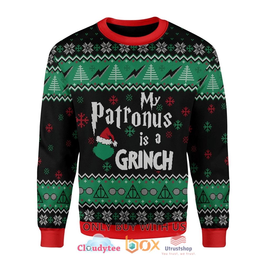 my patronus is a grinch christmas sweatshirt sweater 1 67938