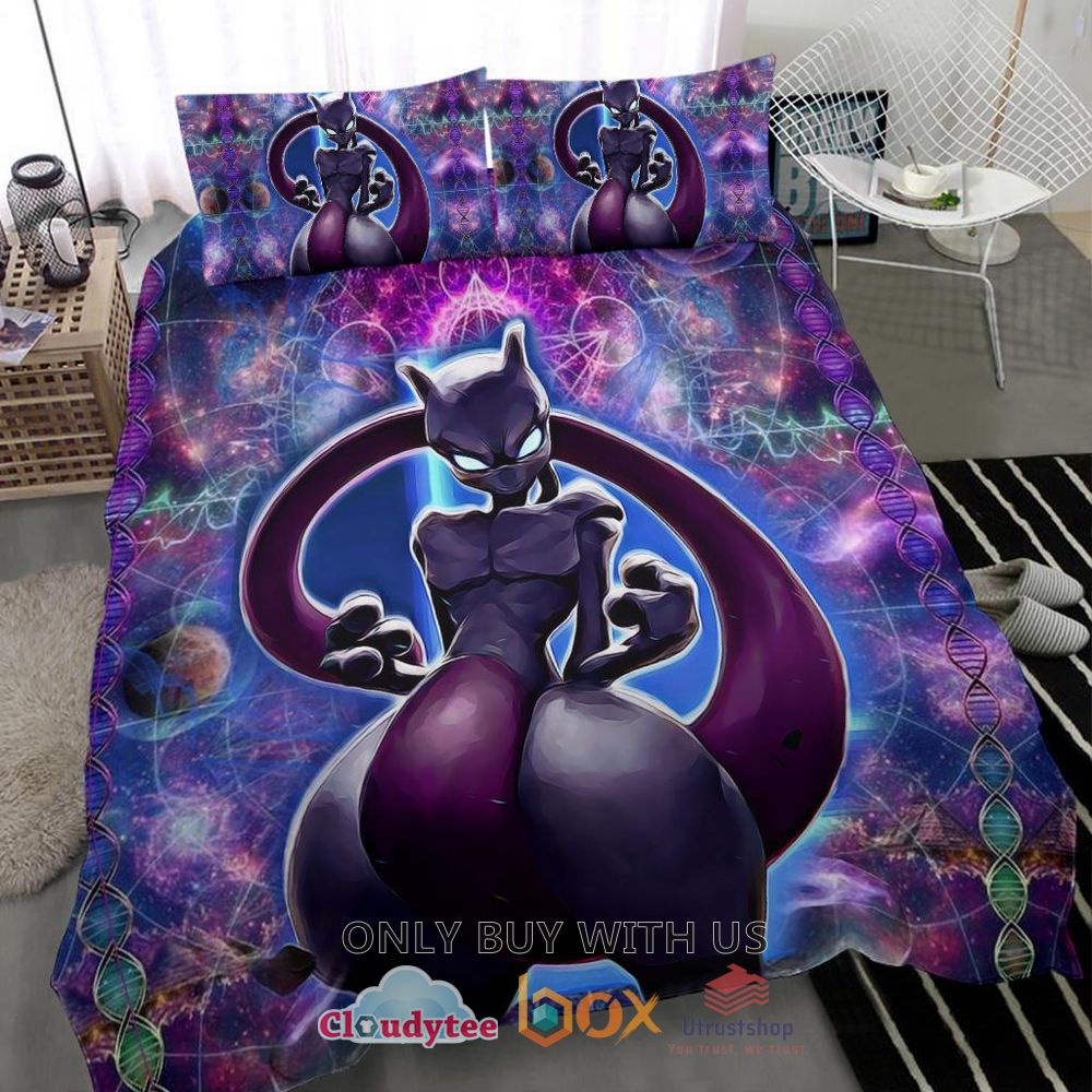 mystic mewtwo galaxy bedding set 1 29801