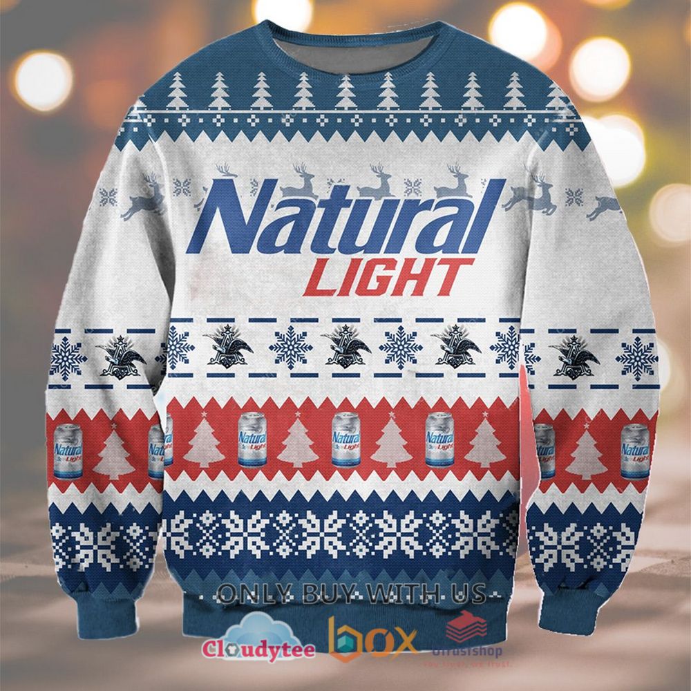 natural light beer sweatshirt sweater 1 66481