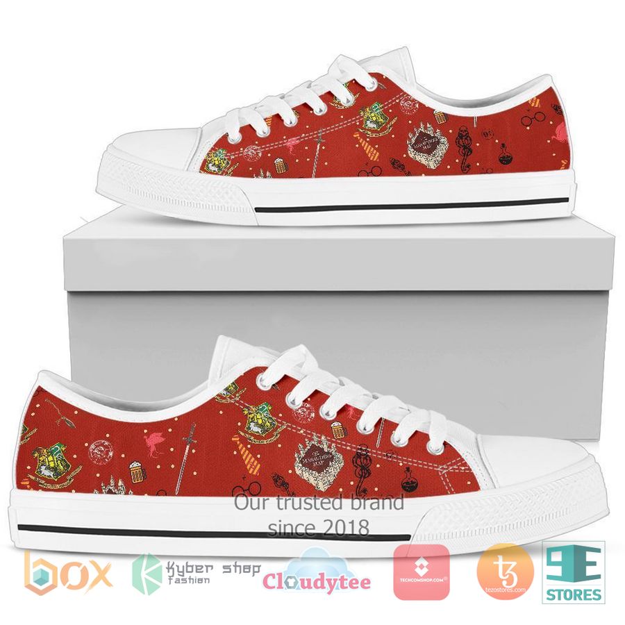 new harry potter red symbol stan smith low top sneaker 1 30816