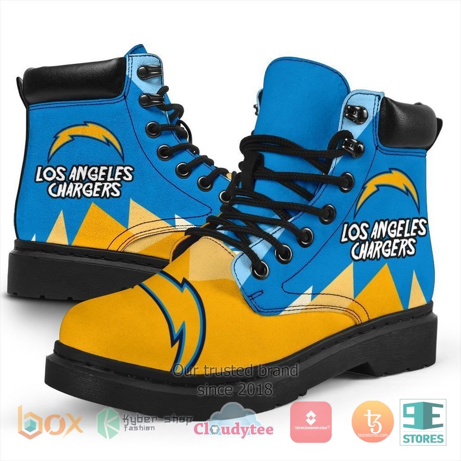 new los angeles chargers timberlands 1 7038