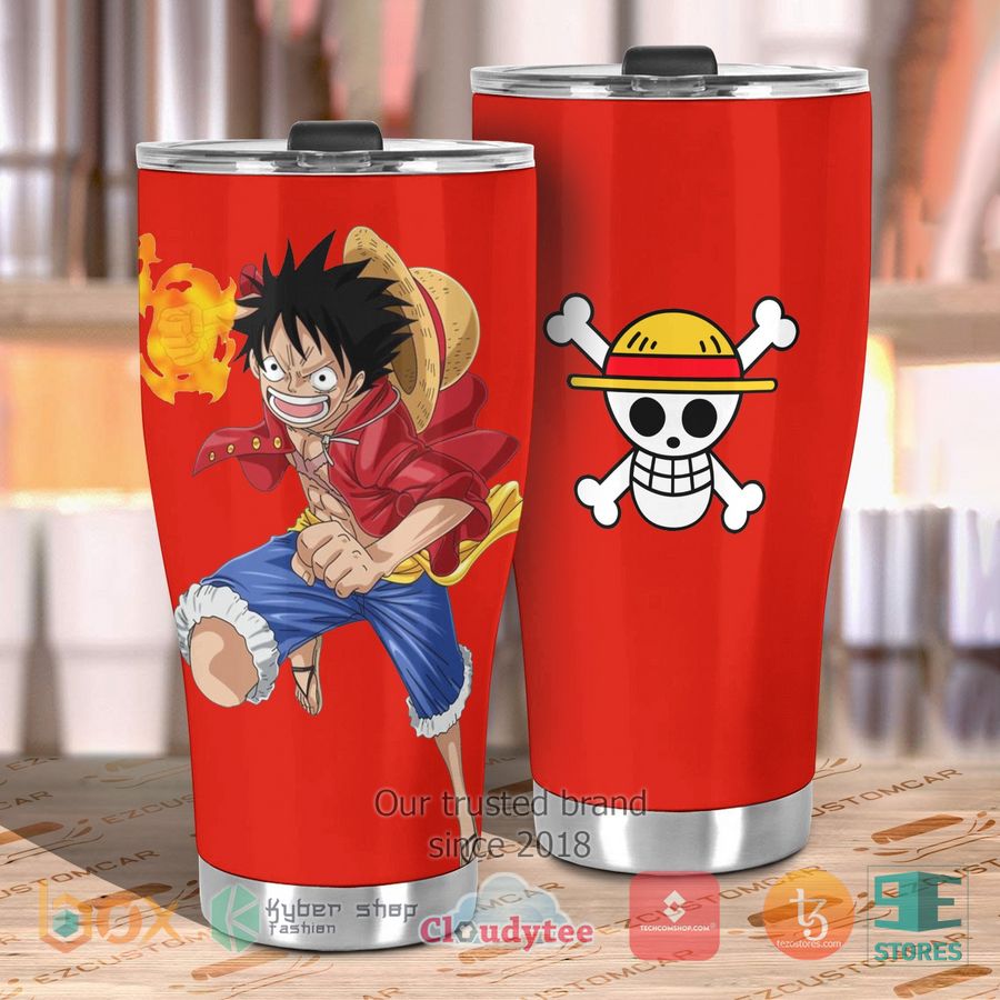 new luffy one piece anime steel tumbler 2 90591