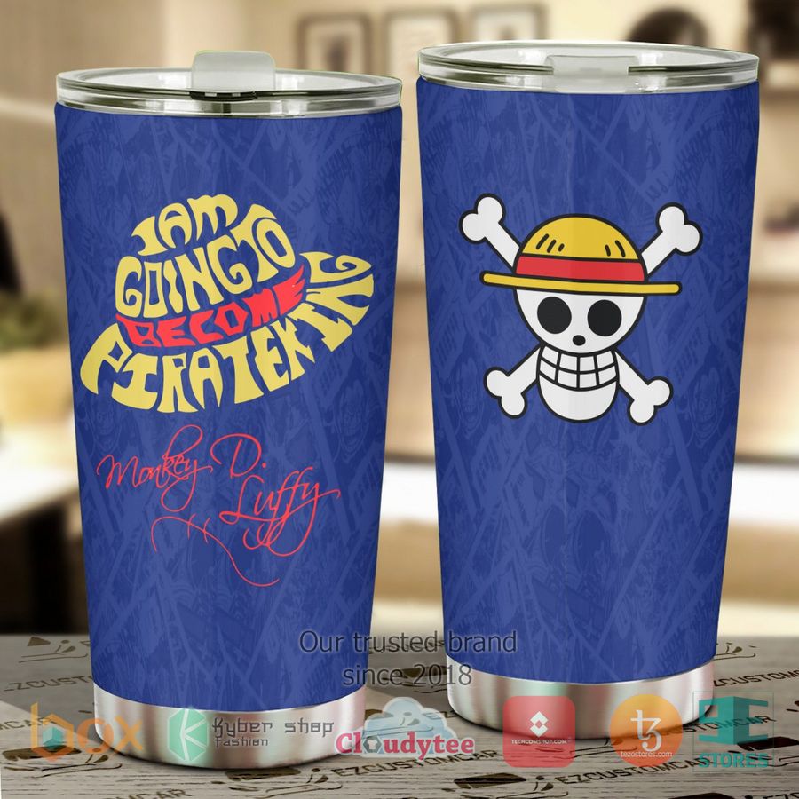 new monkey d luffy luffy quote steel tumbler 1 6267