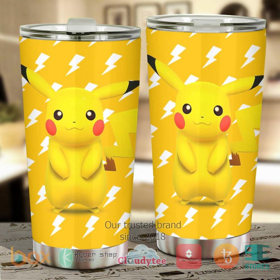 new pikachu anime pokemon steel tumbler 1 28759