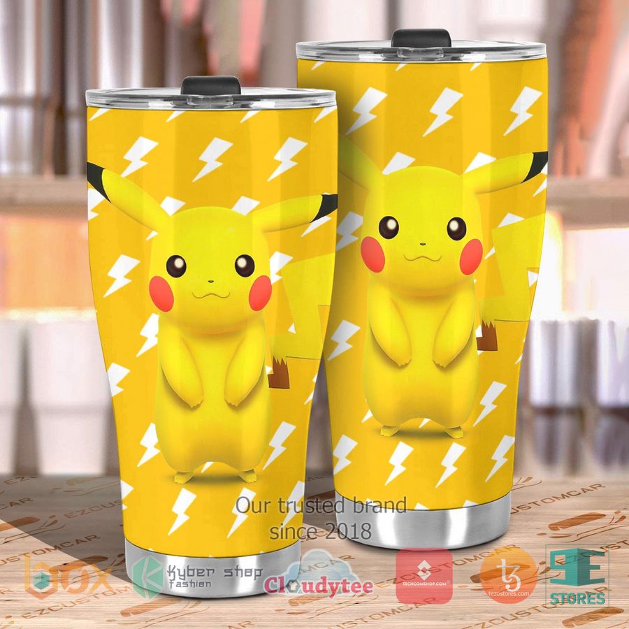 new pikachu anime pokemon steel tumbler 2 3481